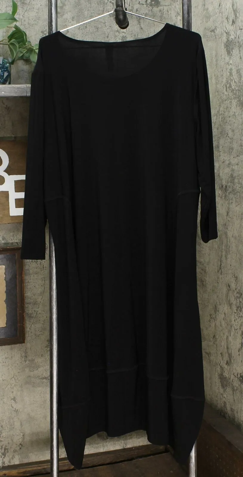 MarlaWynne Women's Petite Matte Jersey Dress With Pockets