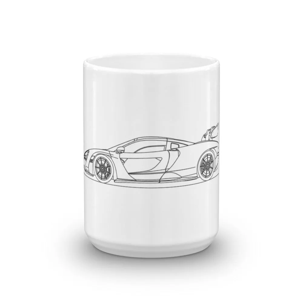 McLaren Senna Outline Mug