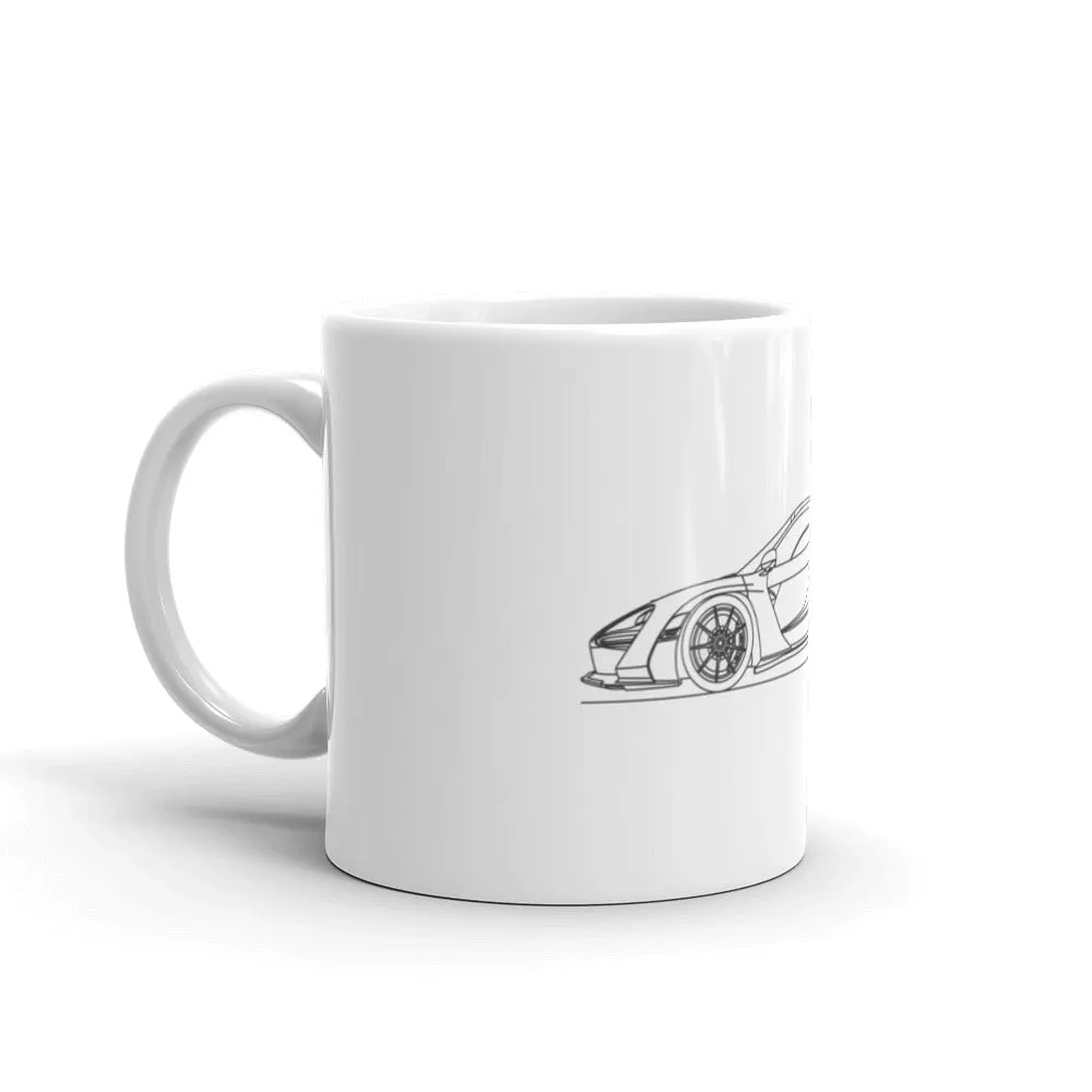 McLaren Senna Outline Mug