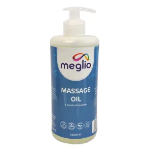 Meglio Massage Oil 500ml - with a hint of lavander - Hypoalergenic