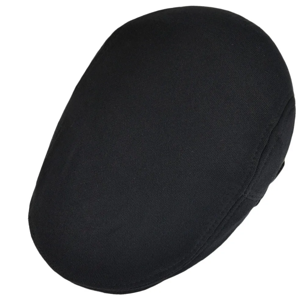 Men's Black Cabbie Cap
