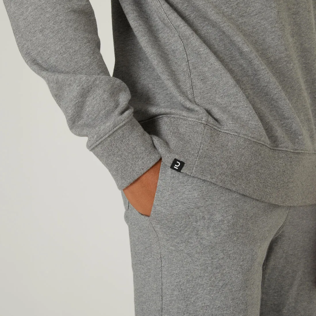 Men's Crew Neck Fitness Sweatshirt 500 Essentials