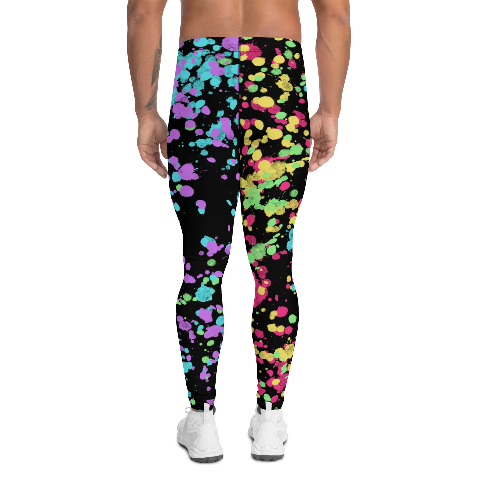 Mens Leggings, LGBT Pride Splats