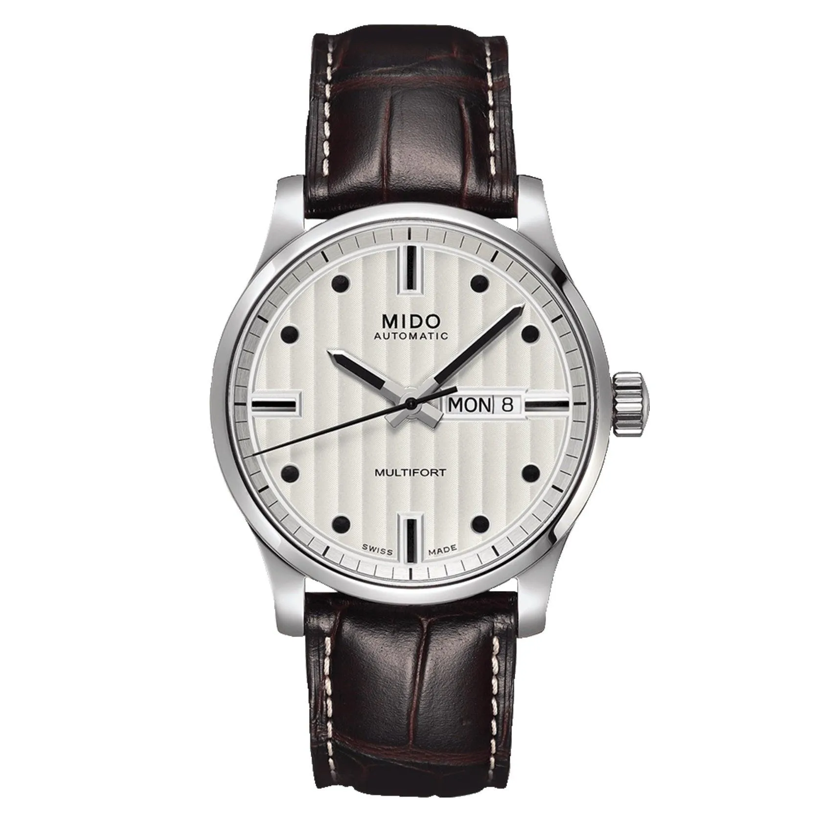 Mido MultiFort Gent 42mm Automatic Silver Watch M005.430.16.031.80