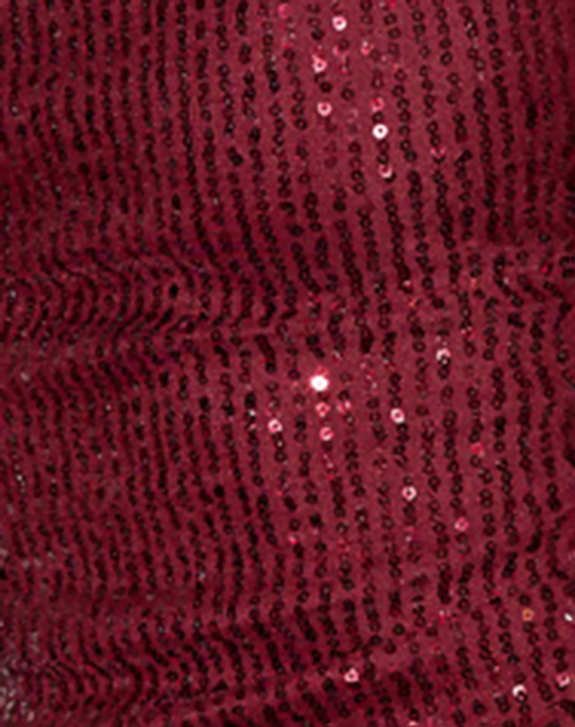Miriam Top in Drape Sequin Maroon