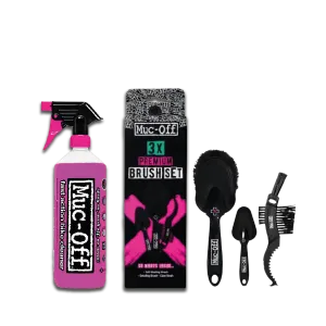 MUCOFF BIKE CLEANER   PREMIUM BRUSH SET