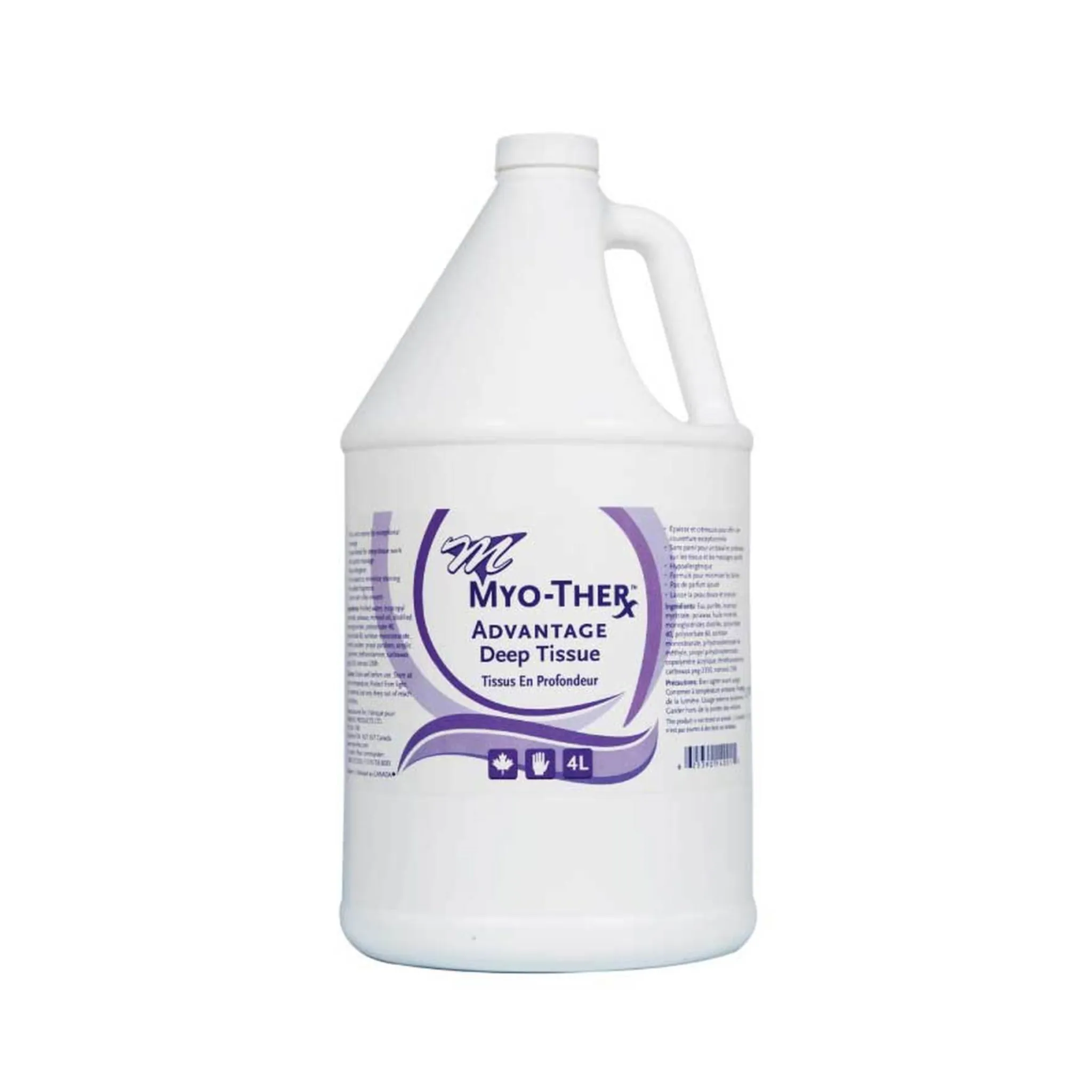 MYO-THER Advantage Deep Tissue Cream - 1L or 4L - Made in Canada