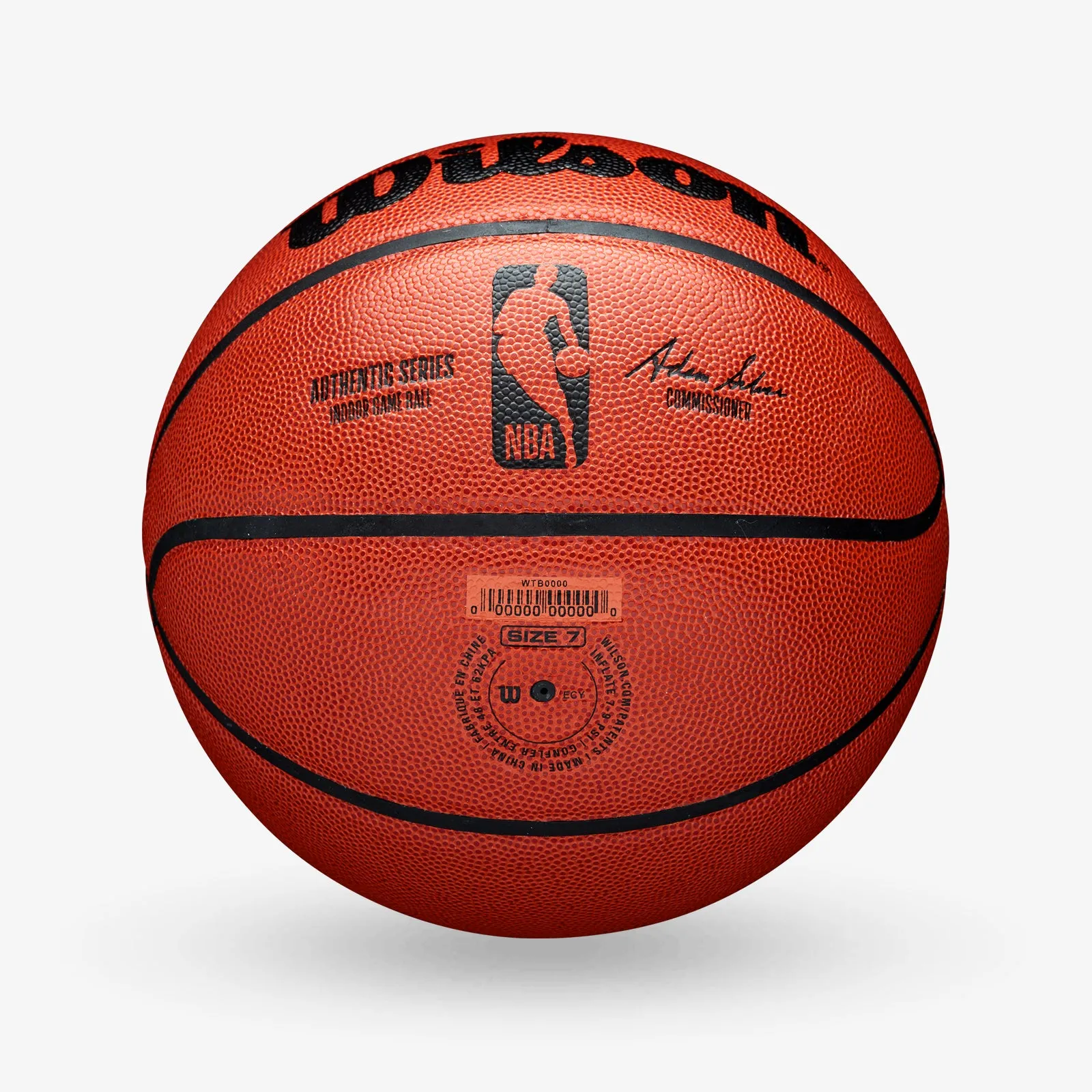 NBA Authentic Series Indoor Game Basketball - Size 7