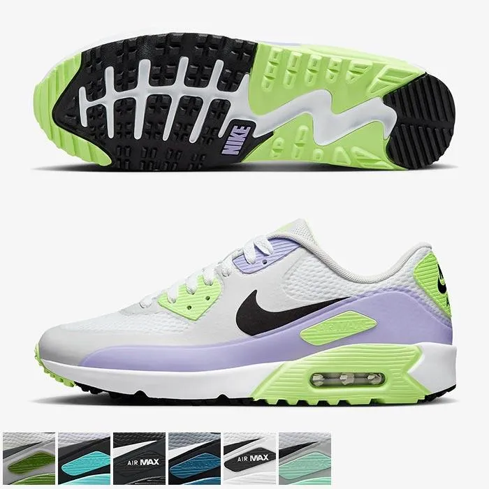 Nike Air Max 90 G Golf Shoes 11.5 Smoke Grey/Black/Grey Fog/White M