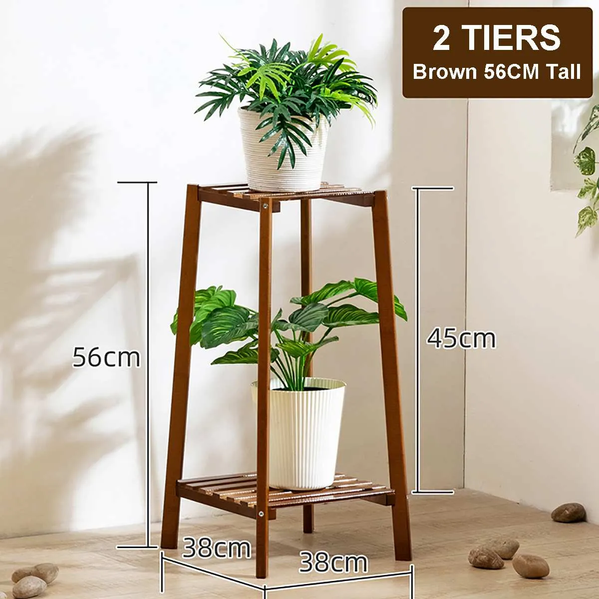 Nordic Bamboo Plant Stand