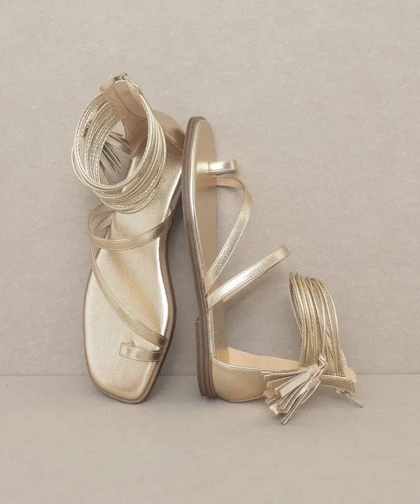 Oasis Society Abril Ankle Wrap Sandal