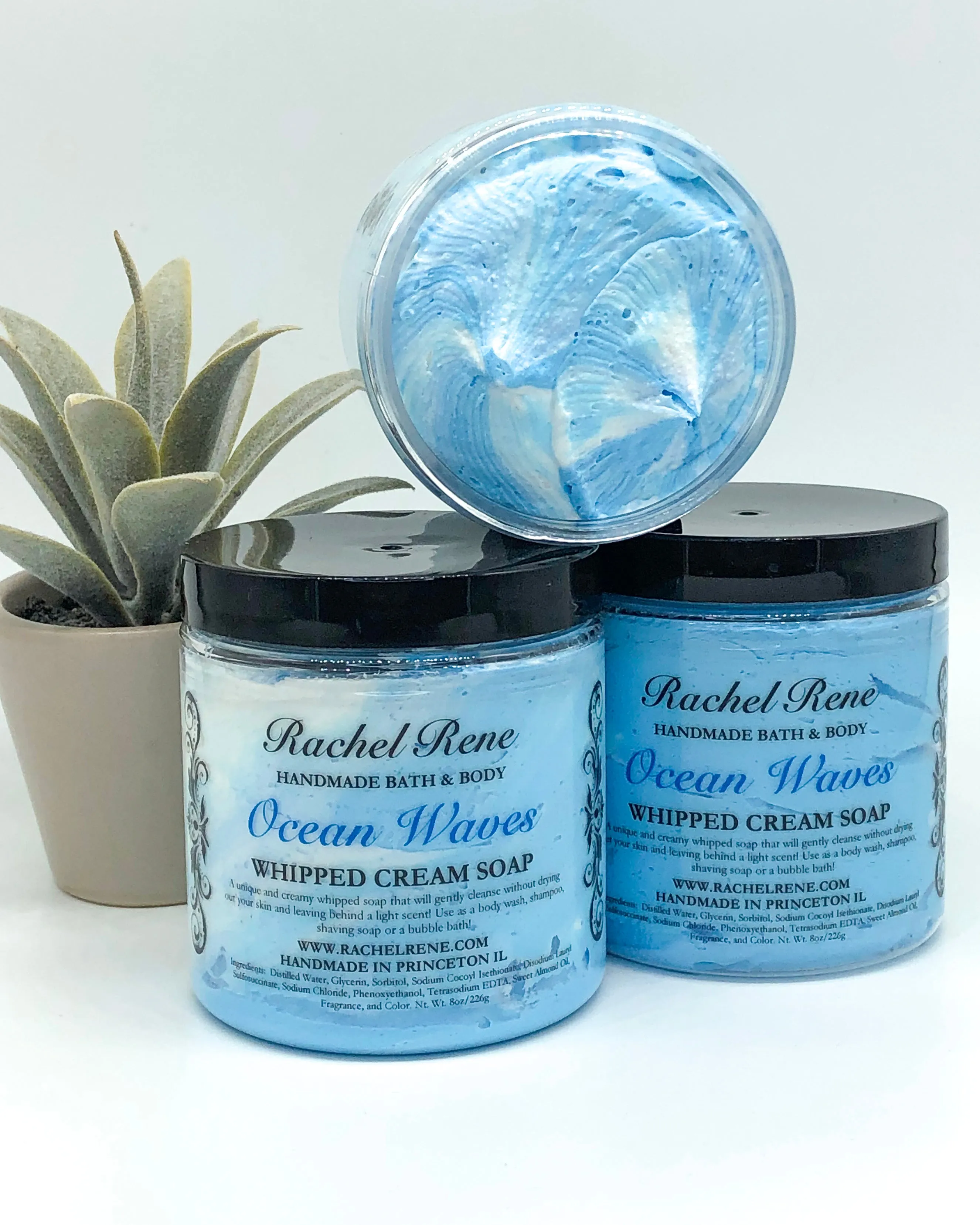 Ocean Waves Whipped Cream Soap