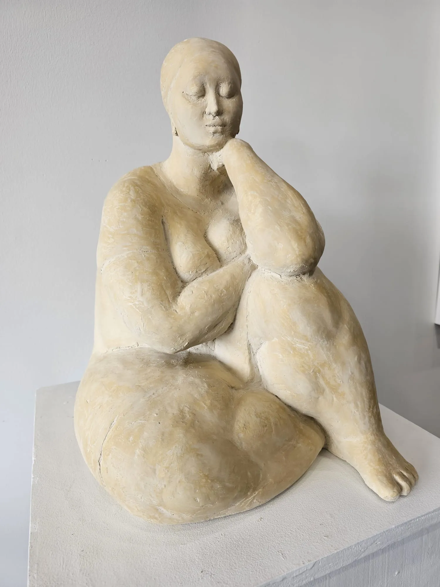 Okonkwo, Nnamdi, (Contemplation, Concrete Sculpture)