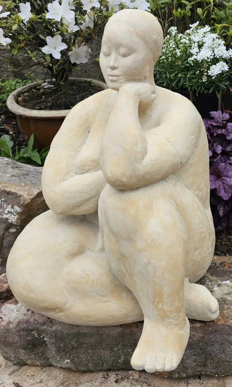 Okonkwo, Nnamdi, (Contemplation, Concrete Sculpture)