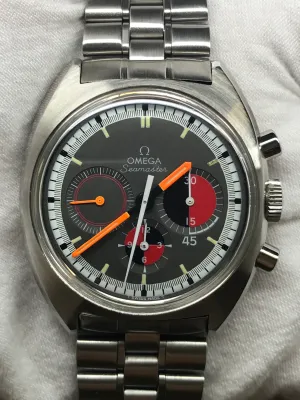 Omega Seamaster Soccer 145.020 Black Dial Manual winding Men's Watch