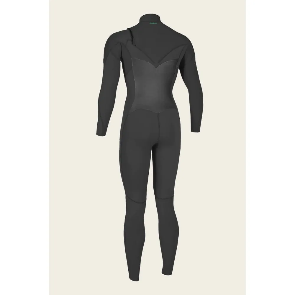 O'NEILL WMS NINJA 4/3 CHEST ZIP BLACK