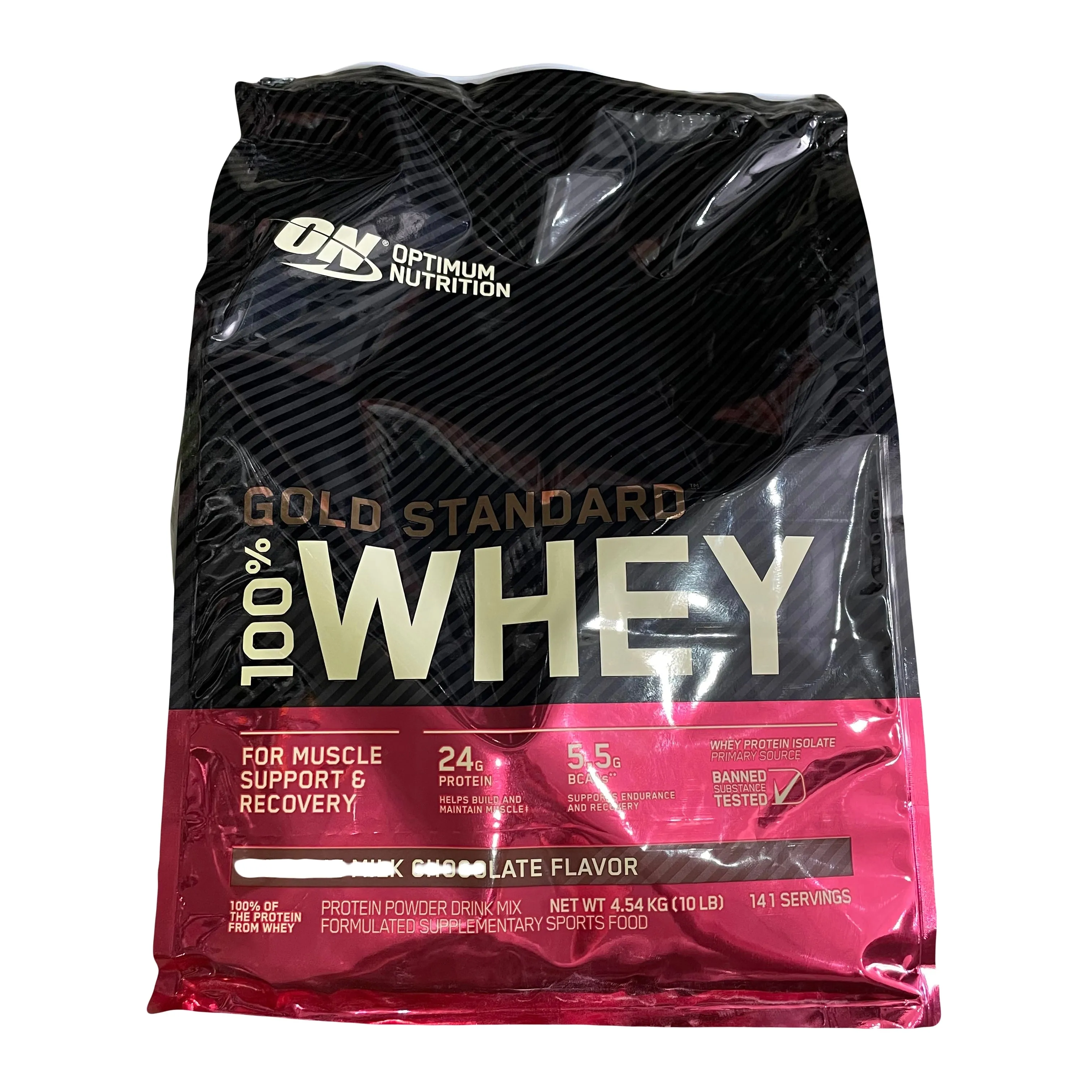 Optimum Nutrition ON 100% Whey Protein Gold Standard (10 Lbs) Extreme milk Chocolate  Exp May 2025