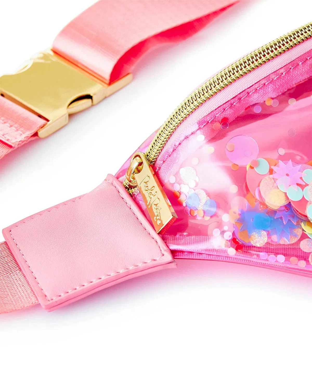 Packed Party Bring on The Fun Confetti Belt Fanny Pack