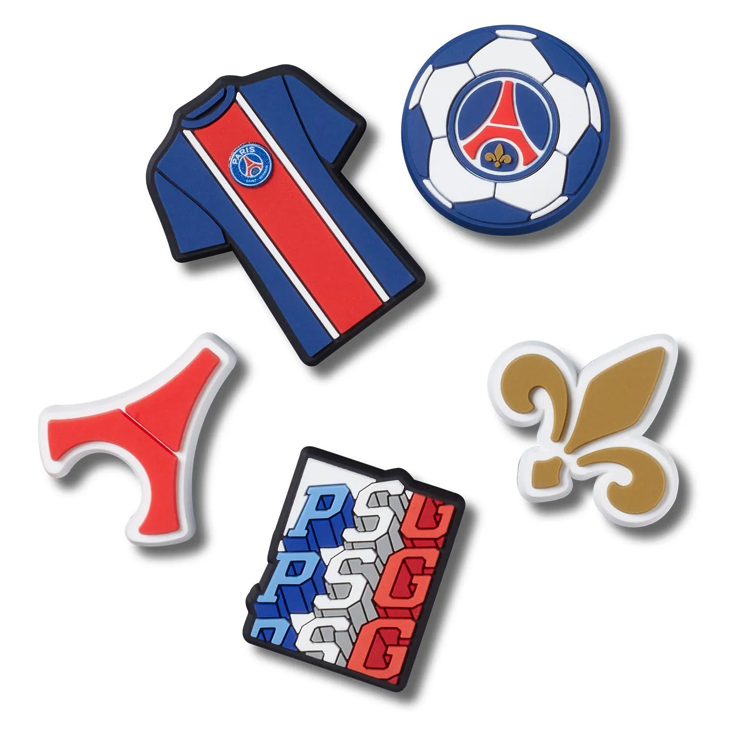 Paris St Germain 5 Pack Jibbitz