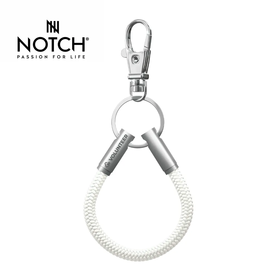 parkrun x NOTCH 10 volunteer milestone Sports Cord Key Loop