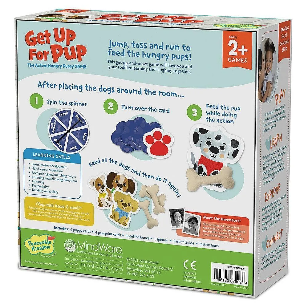 Peaceable Kingdom Get Up For Pup