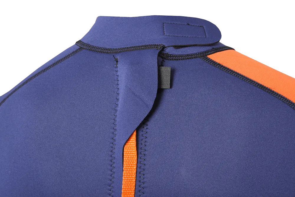PIONEER YOUTH 2/2 BACKZIP SHORTY BOY NAVY/ORANGE - YOUTH'S WETSUITS 23