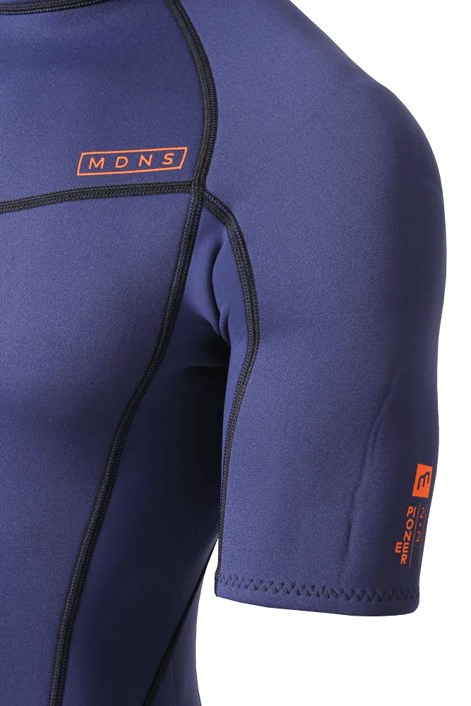 PIONEER YOUTH 2/2 BACKZIP SHORTY BOY NAVY/ORANGE - YOUTH'S WETSUITS 23