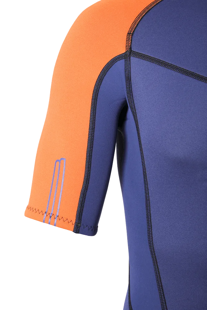 PIONEER YOUTH 2/2 BACKZIP SHORTY BOY NAVY/ORANGE - YOUTH'S WETSUITS 23