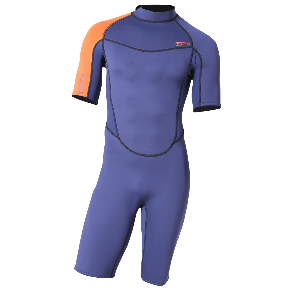 PIONEER YOUTH 2/2 BACKZIP SHORTY BOY NAVY/ORANGE - YOUTH'S WETSUITS 23