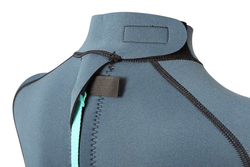 PIONEER YOUTH 2/2 BACKZIP SHORTY GIRL NAVY/SEAFOAM MATISSE - YOUTH'S WETSUITS 23