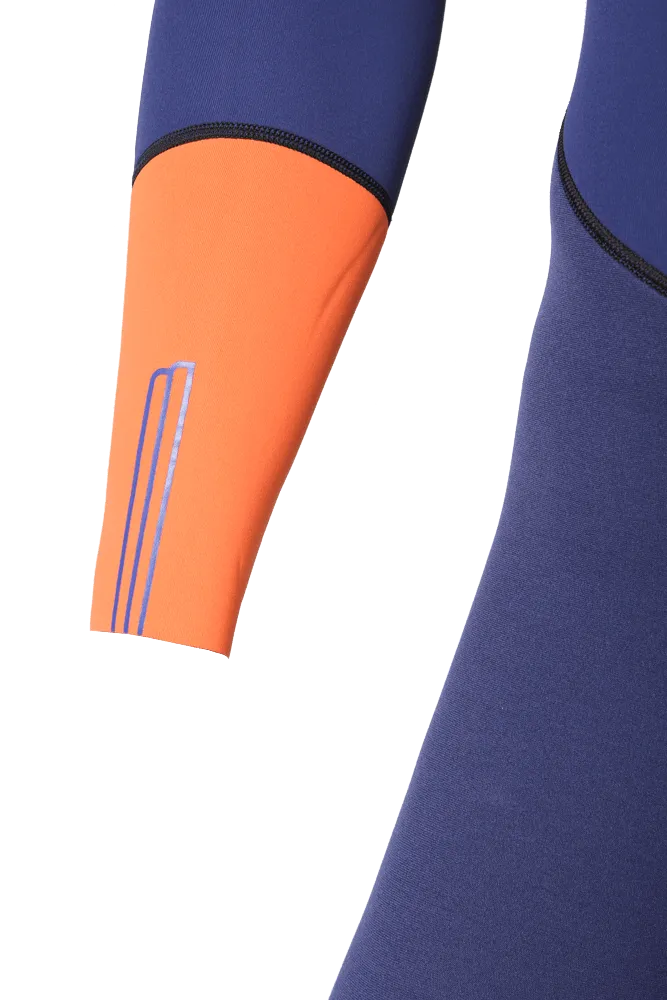 PIONEER YOUTH 4/3 BACKZIP STEAMER BOY NAVY/ORANGE - YOUTH'S WETSUITS 23