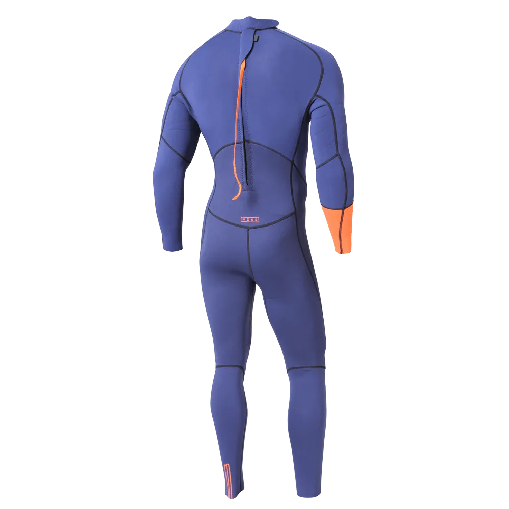 PIONEER YOUTH 4/3 BACKZIP STEAMER BOY NAVY/ORANGE - YOUTH'S WETSUITS 23