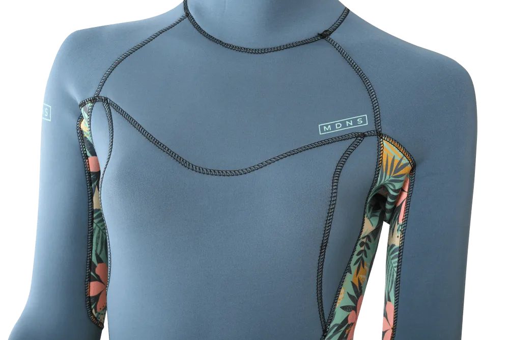 PIONEER YOUTH 4/3 BACKZIP STEAMER GIRL NAVY/SEAFOAM METISSE - YOUTH'S WETSUITS 23