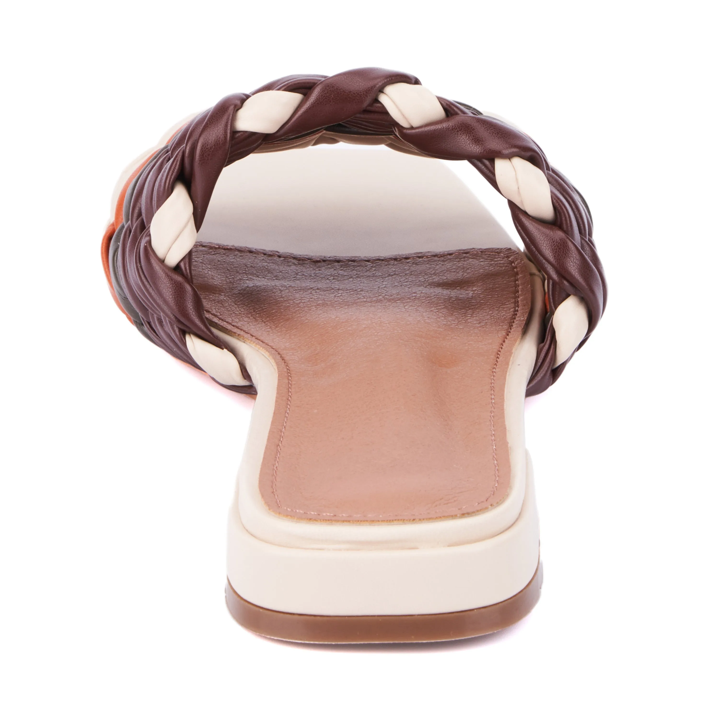 Polly Woven Slide Flat Sandal
