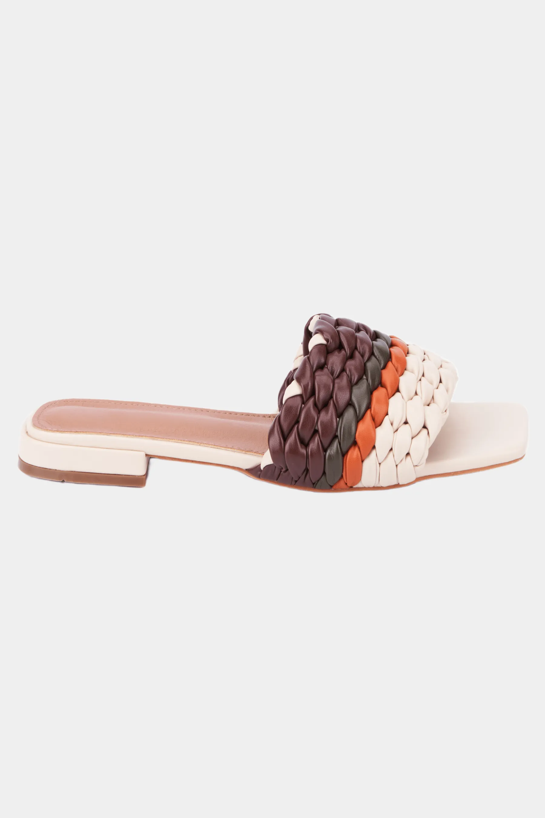 Polly Woven Slide Flat Sandal