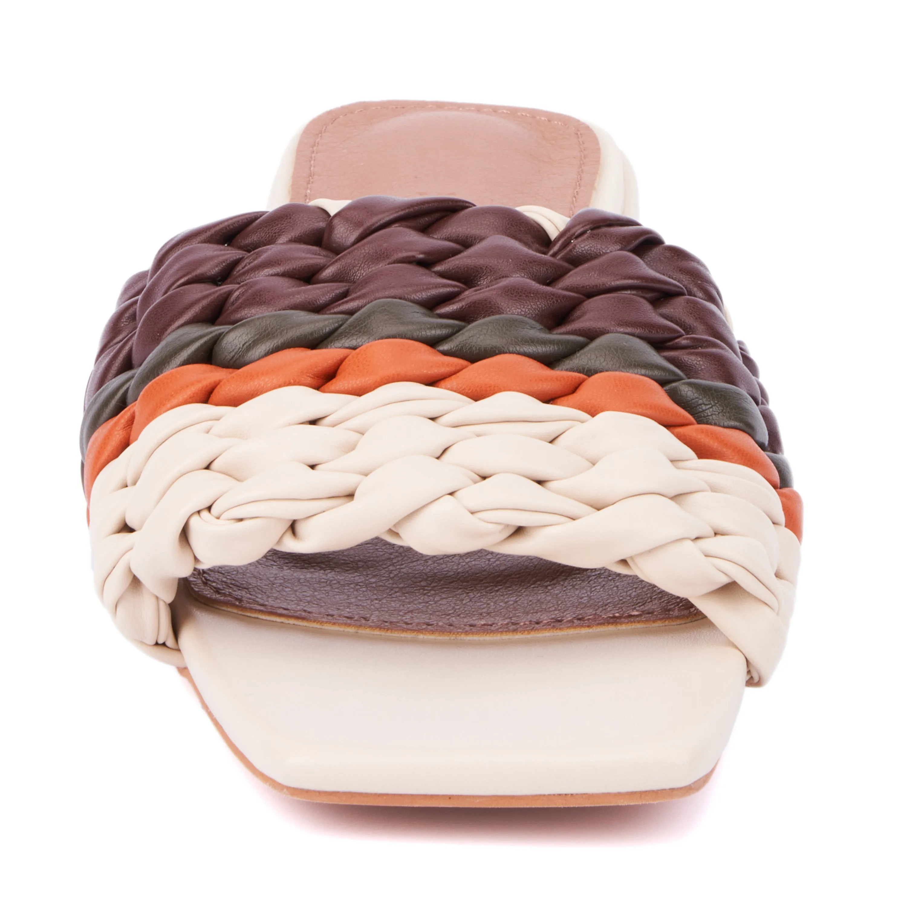Polly Woven Slide Flat Sandal