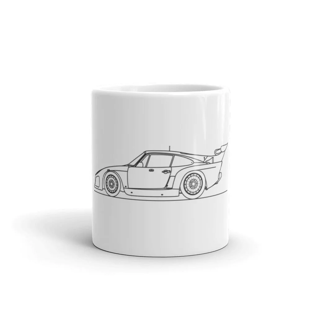 Porsche 911 935 K3 Silhouette Mug