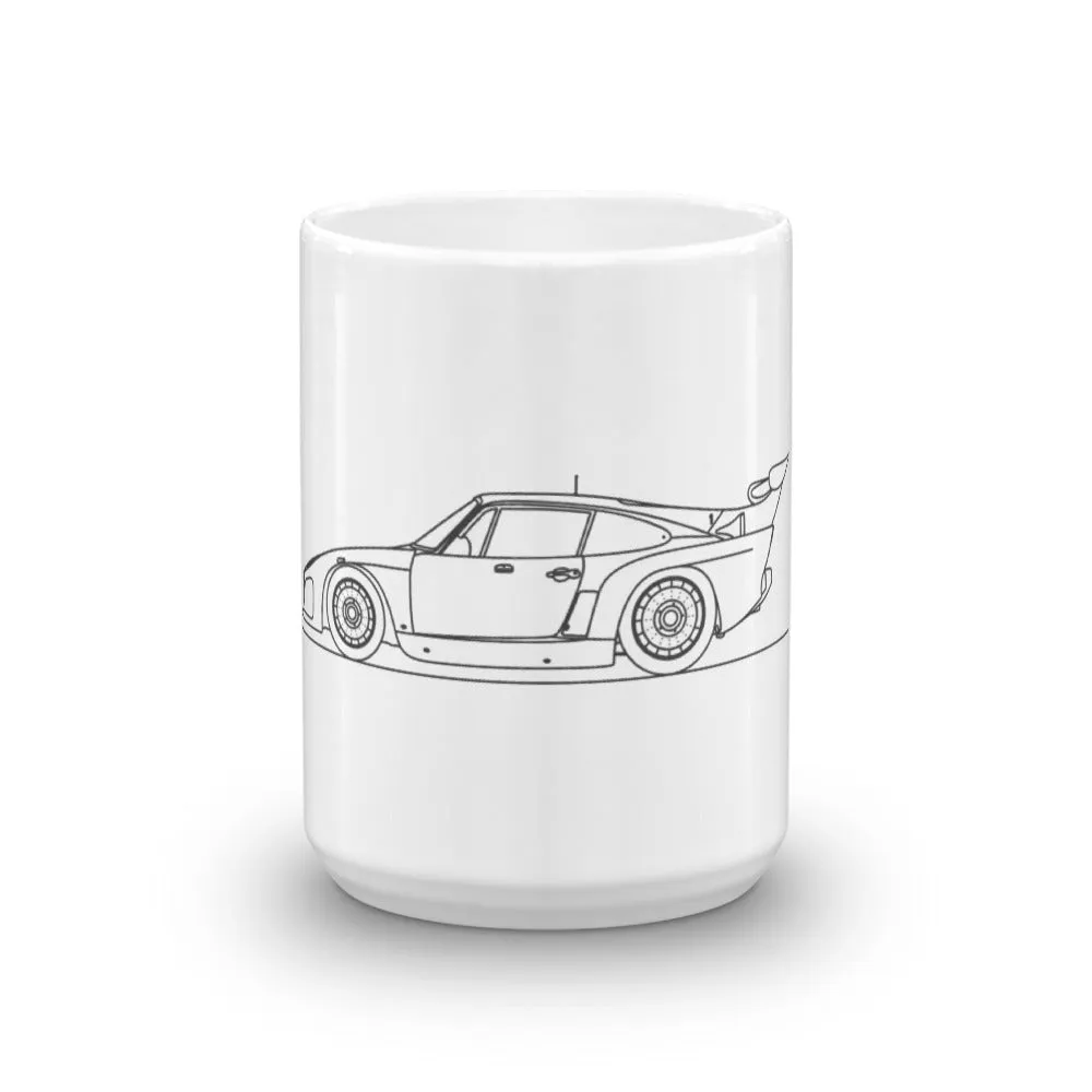 Porsche 911 935 K3 Silhouette Mug