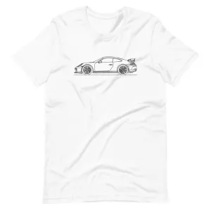 Porsche 911 991.2 GT3 silhouette T-shirt