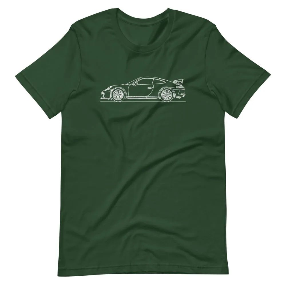 Porsche 911 991.2 GT3 silhouette T-shirt