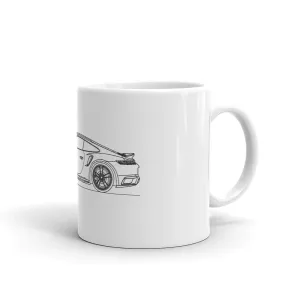 Porsche 911 992 Turbo S Outline Mug