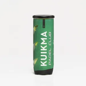 Pressurised Padel Balls Kuikma PB Club - Pack of 3