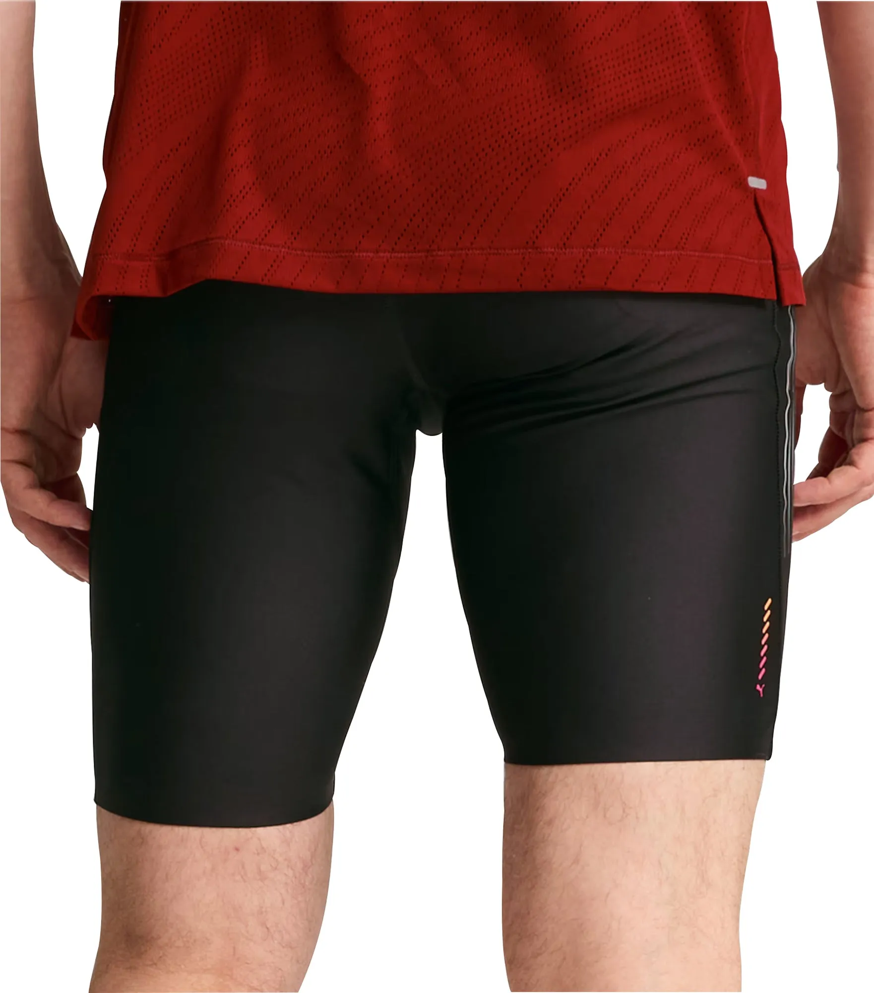 Puma Run Elite Mens Short Running Tights - Black