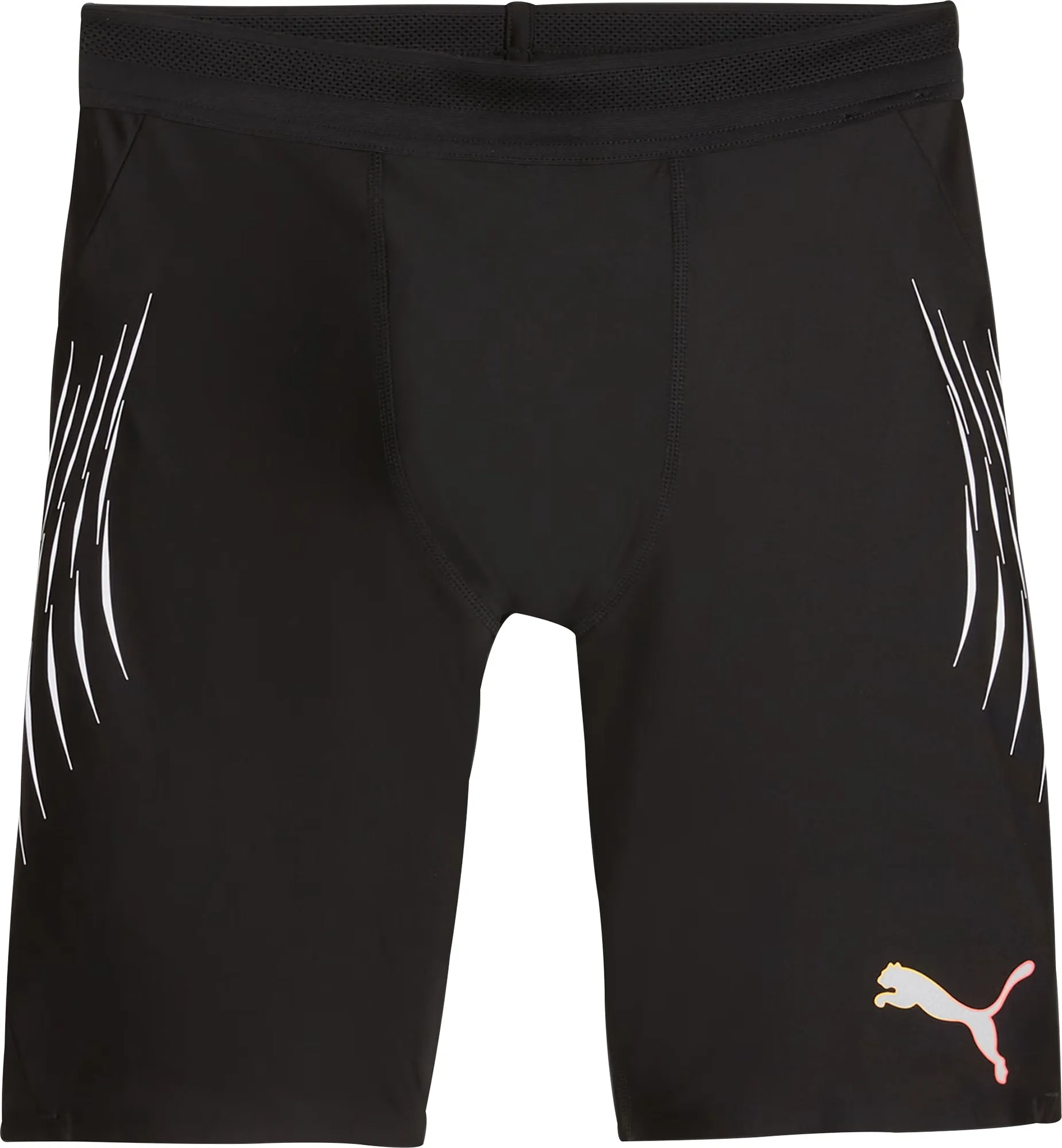 Puma Run Elite Mens Short Running Tights - Black