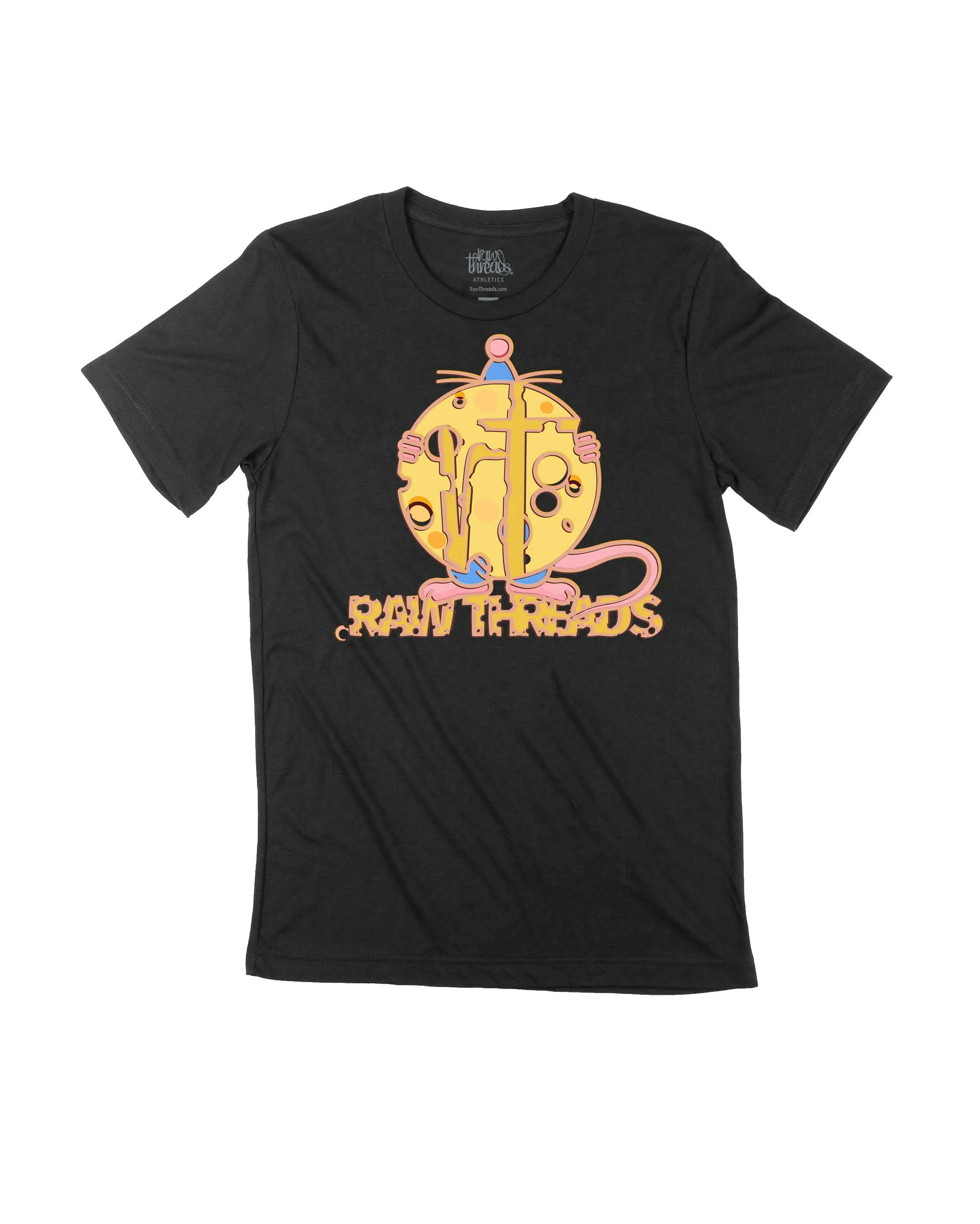 Raw Threads Cheese Wheel Logo