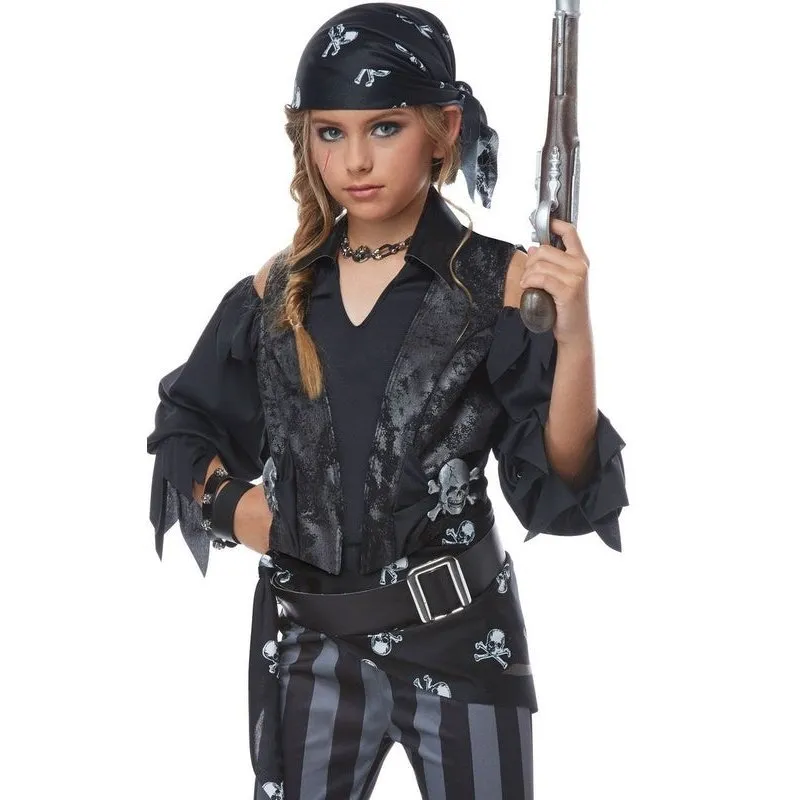 Rebel Pirate Girl's Costume