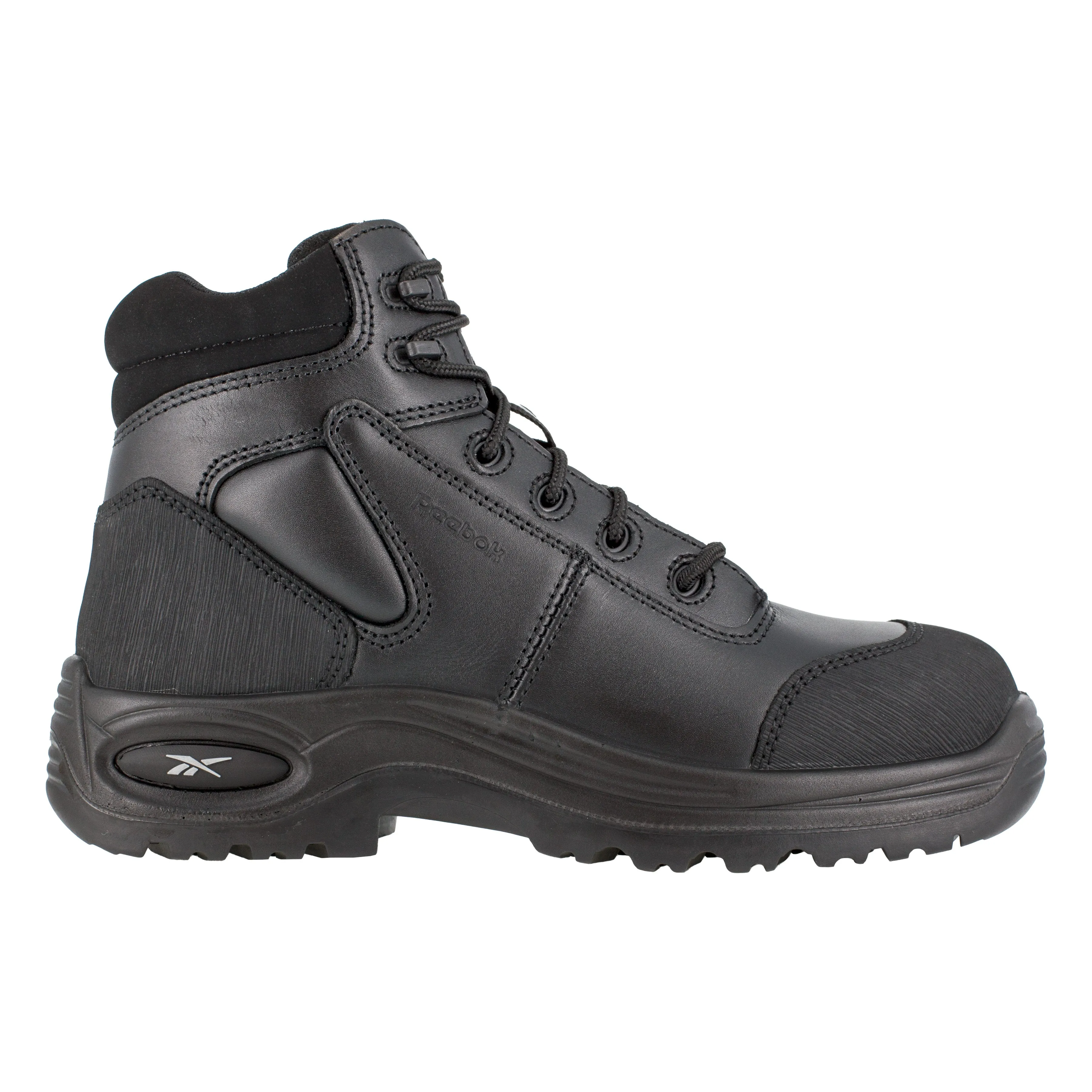 Reebok Women's Trainex 6" Comp Toe Sport Work Boot - Black - RB750