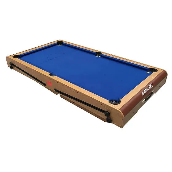 Riley 6ft Rolling/Lay Flat Folding Pool Table