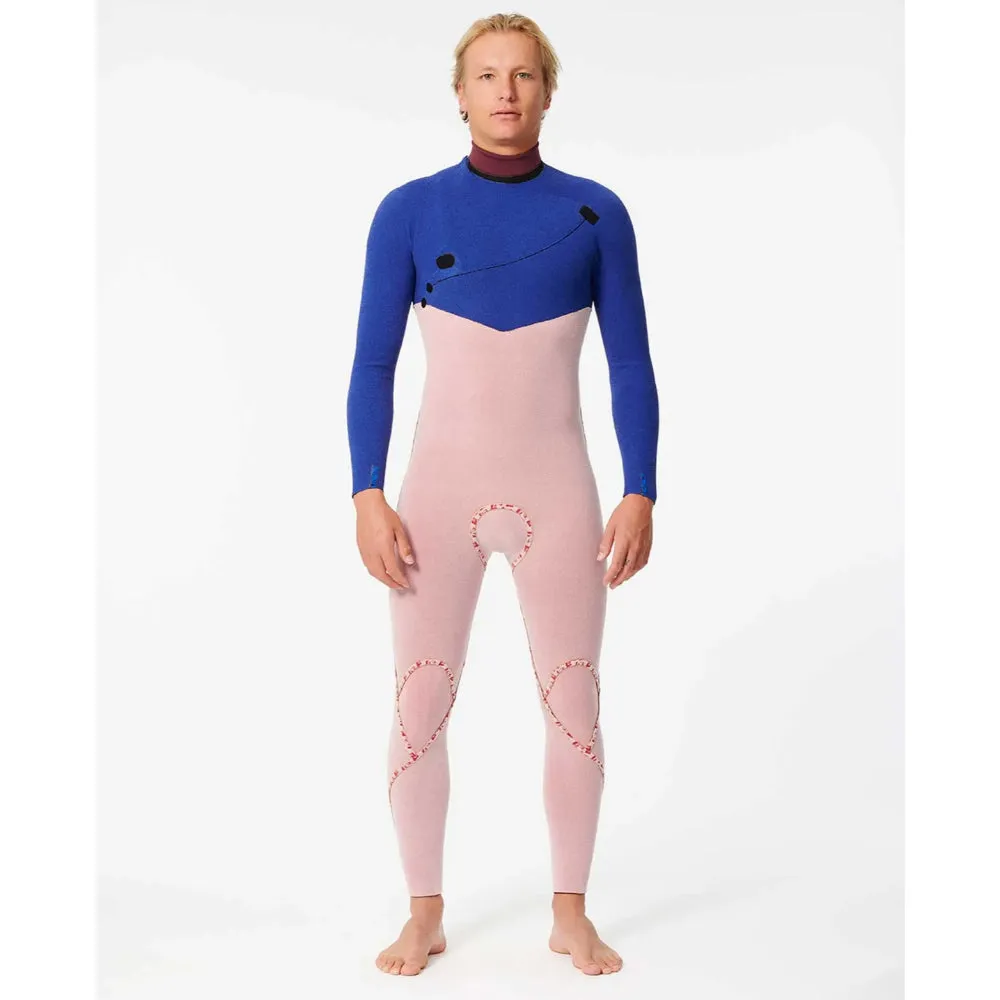 RIP CURL E7 FLASHBOMB 3/2 ZIP FREE BLACK