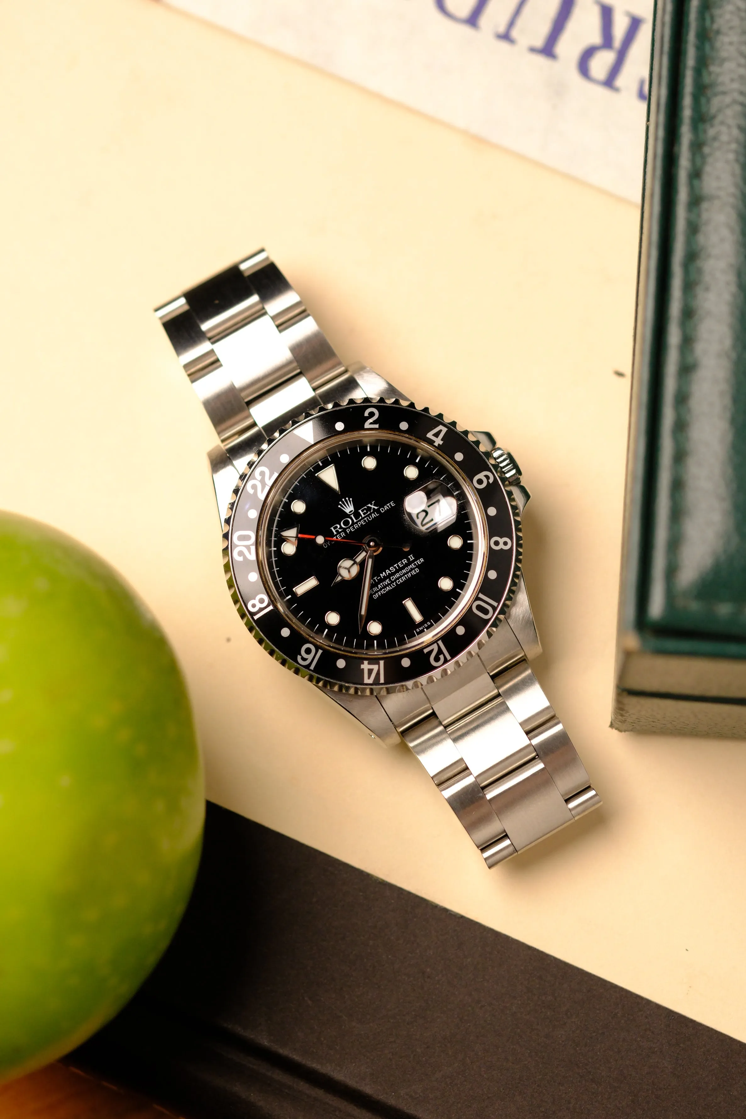 Rolex GMT-Master ii 16710 'Swiss-Only' Dial w/Box - 1998